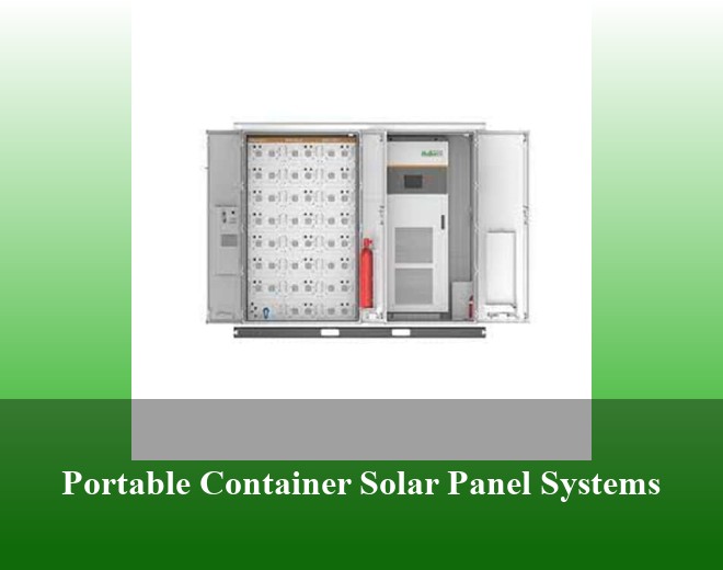 Portable Container Solar Panel Systems
